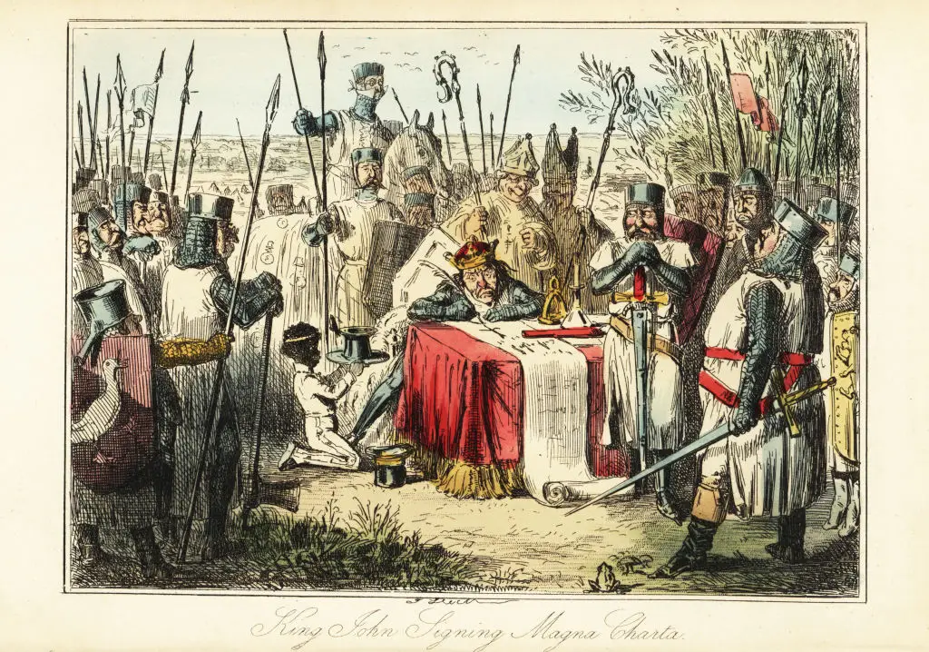 The signing of the Magna Carta occurred quite literally just around the corner (Florilegius/Universal Images Group via Getty Images)