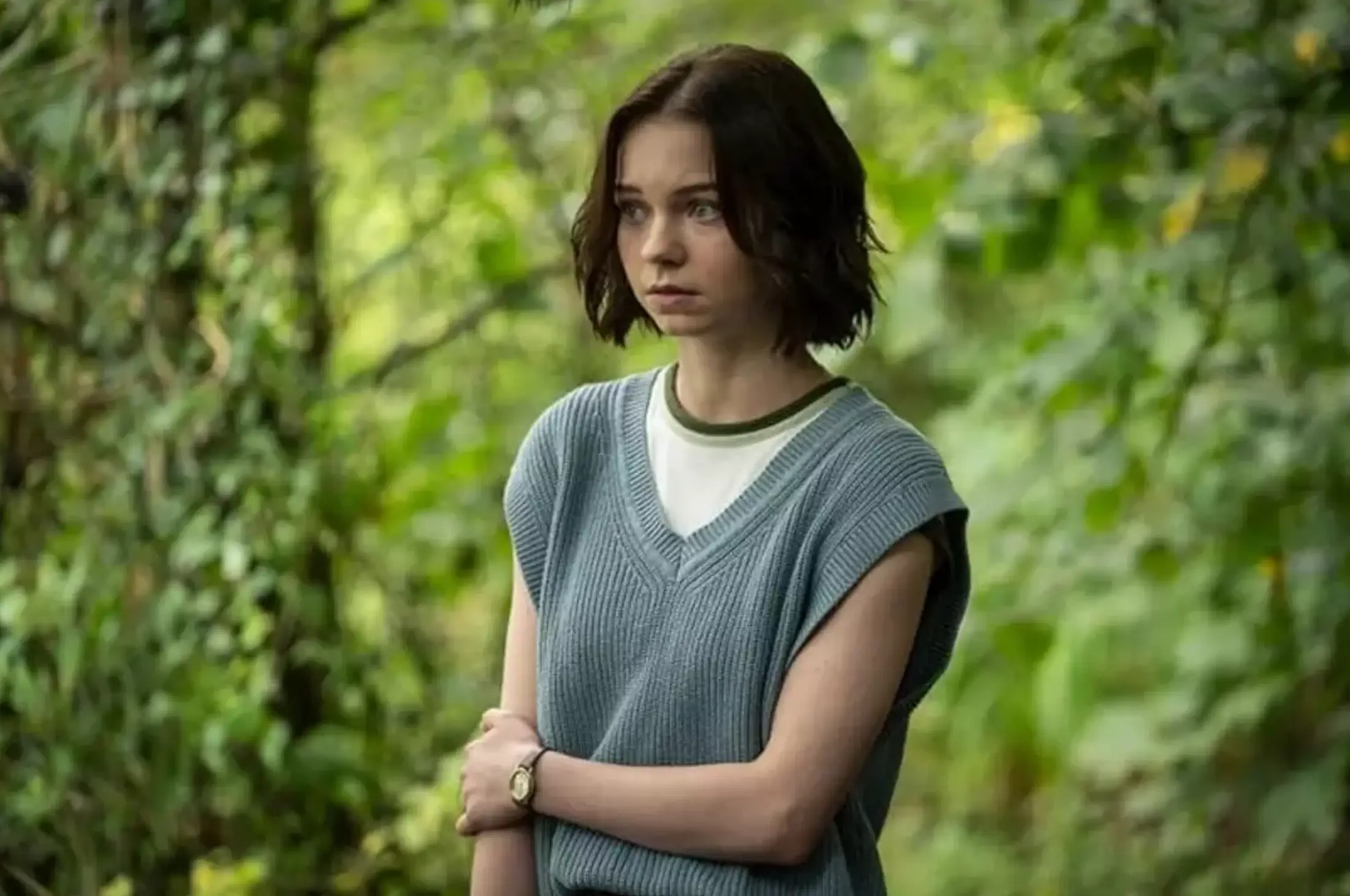 Emma Myers leads the 'gripping' series (BBC)