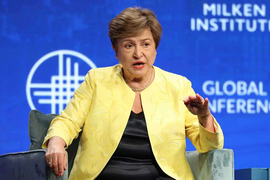 The head of IMF warns about AI model capabilities ‘in the wrong hands’ (Patrick T. Fallon/AFP via Getty Images)