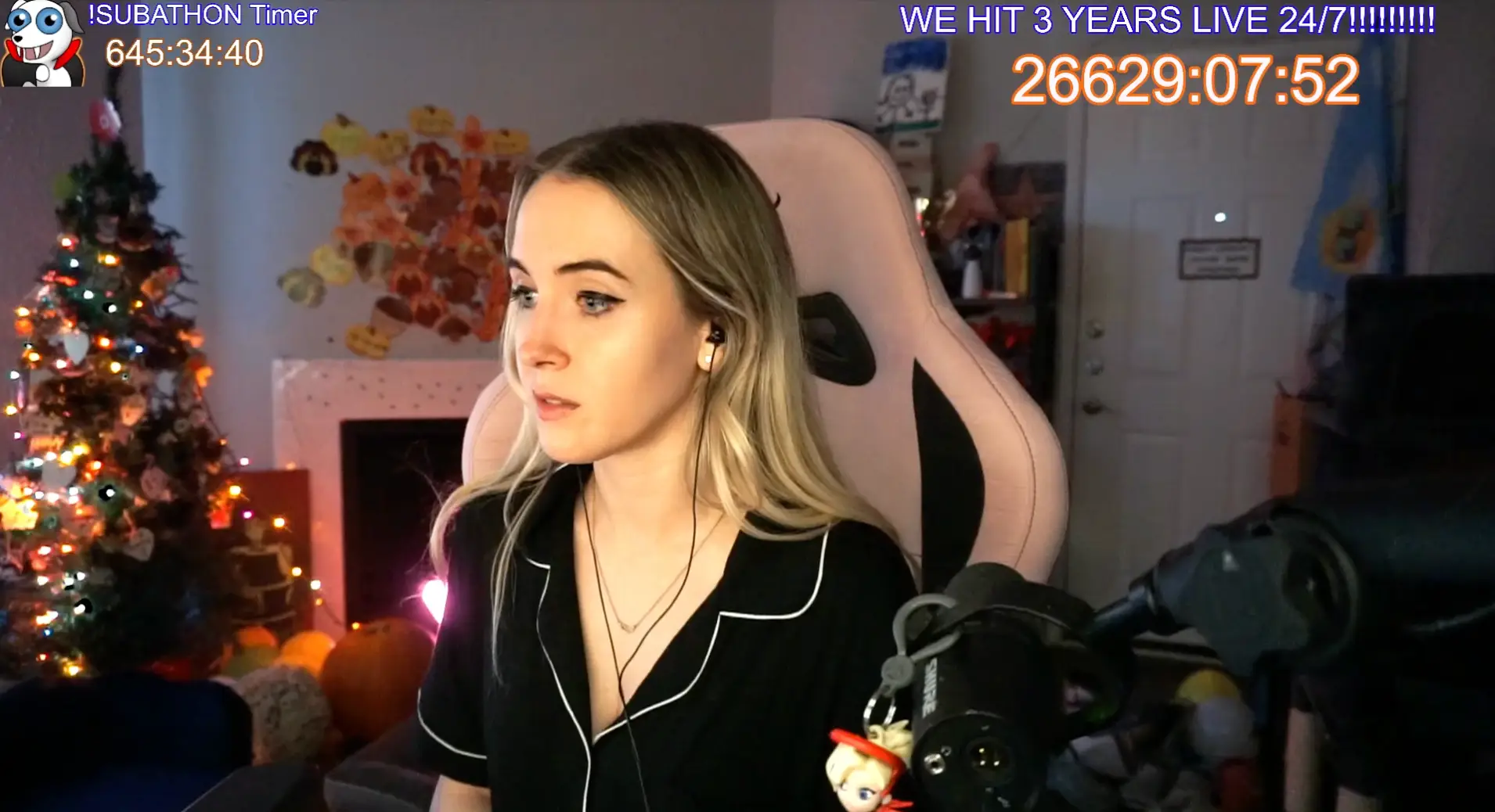 Emily has been streaming non-stop for over three years (Twitch/@emilycc)