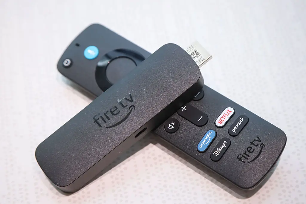 Amazon's new Fire Stick comes with a fresh OS, making far harder – if not impossible – to install illegal streaming apps (Michael Nagle/Bloomberg via Getty Images)