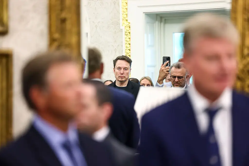 Many have speculated that there are cracks in the relationship between Elon Musk and Donald Trump (Jim Lo Scalzo/EPA/Bloomberg via Getty Images)