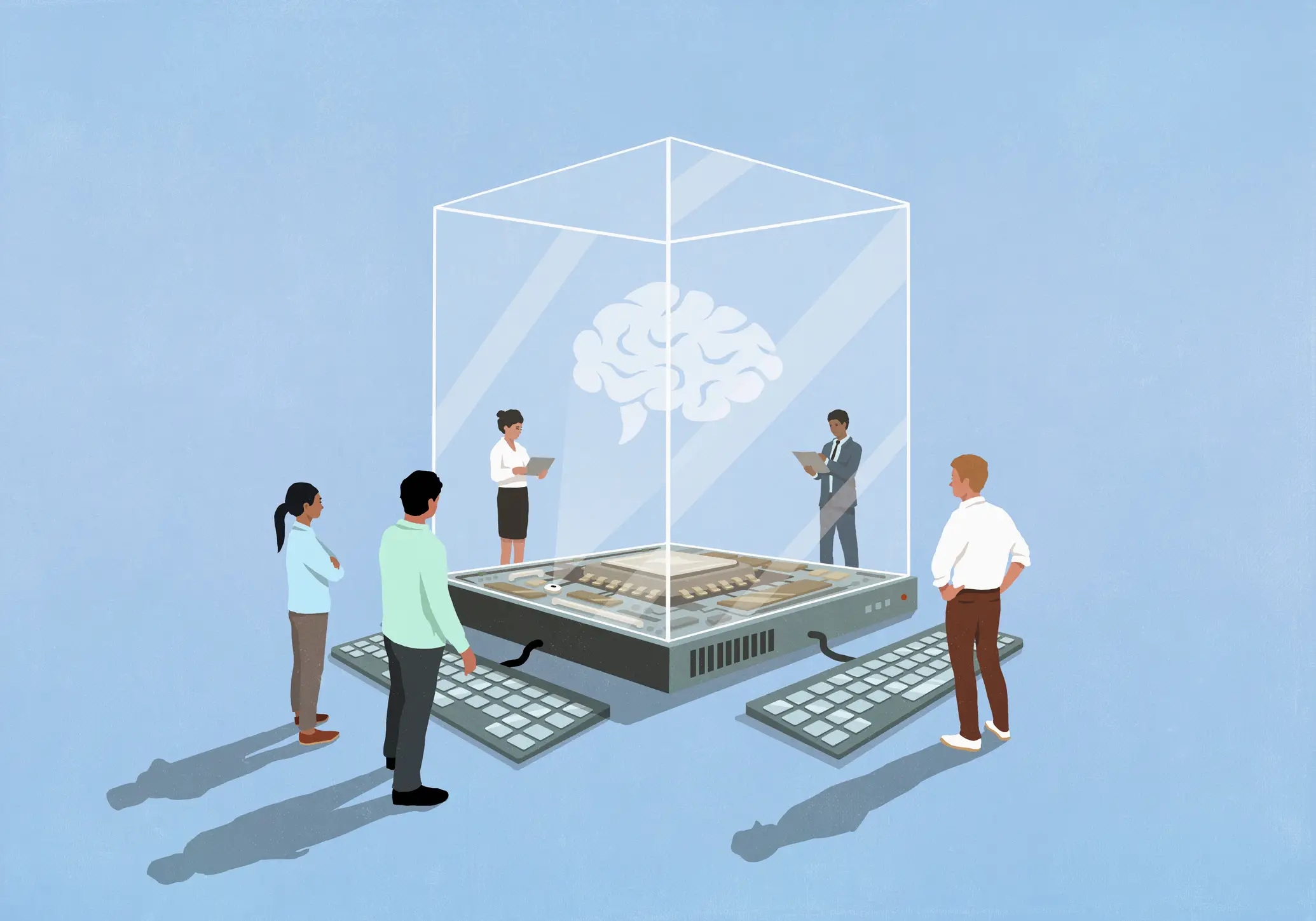 Places are finding it increasingly difficult to keep up with AI token spending, laying off workers as a result (Getty Stock)
