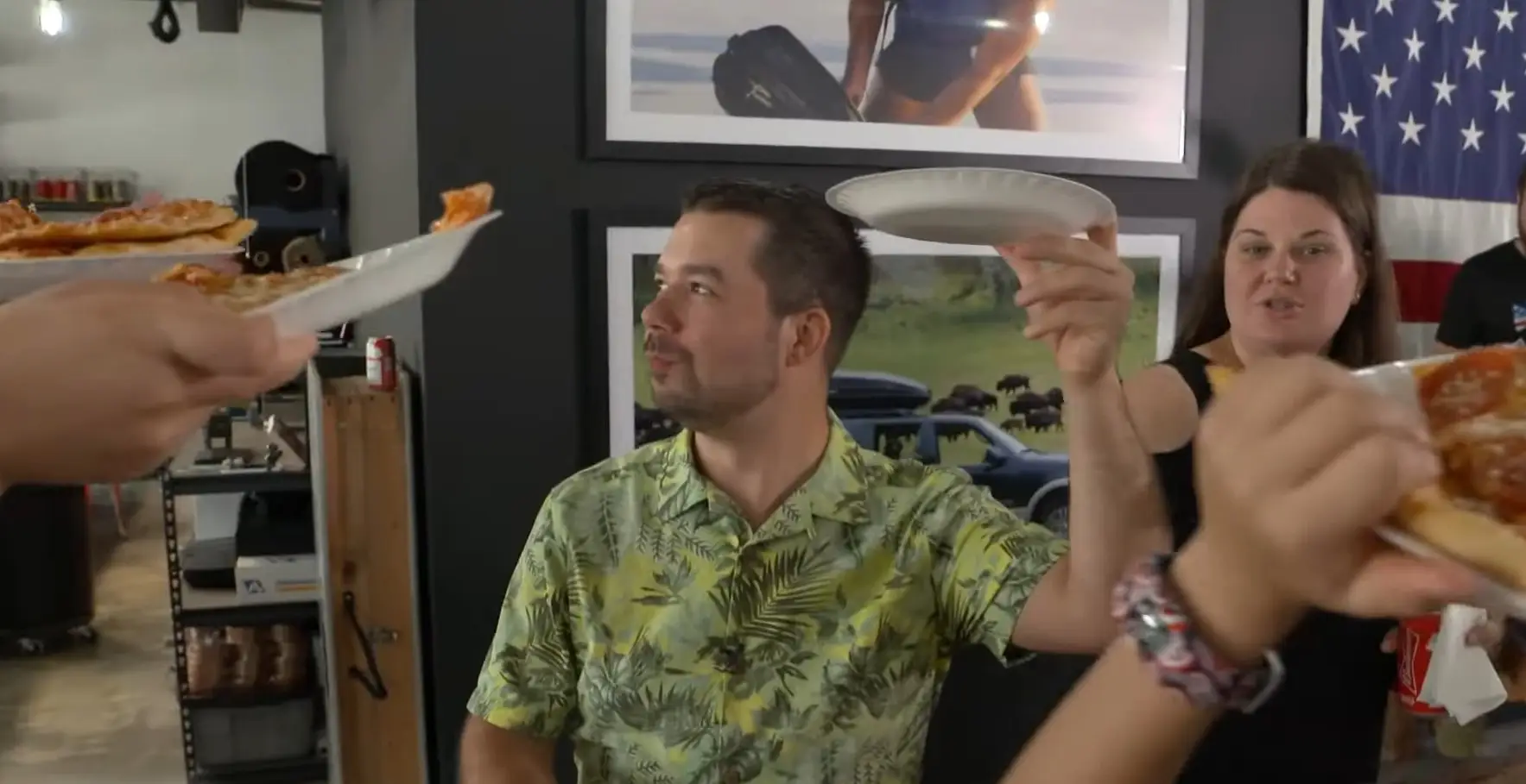 At least Lazslo can still enjoy his pizza (CBS/60 Minutes)