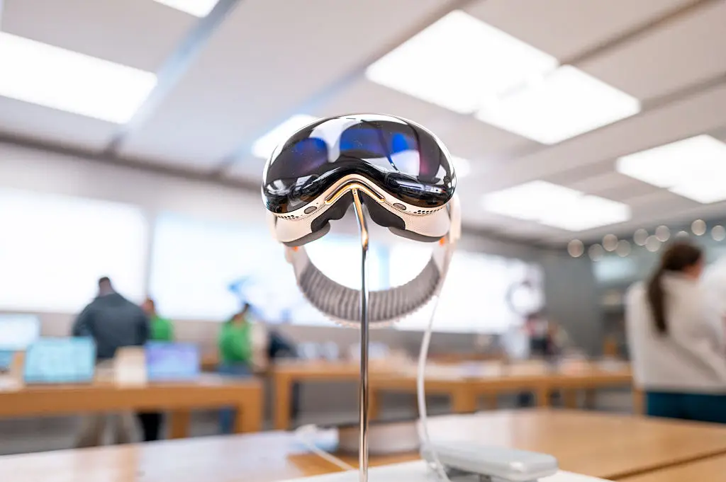 Vision Pro sales have been sluggish since it launched in 2024 (Brandon Bell / Staff / Getty)