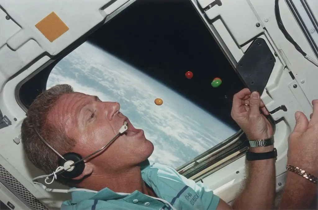 Astronauts could soon be chomping down on µBites as a more sustainable source of food in space (Space Frontiers/Getty Images)