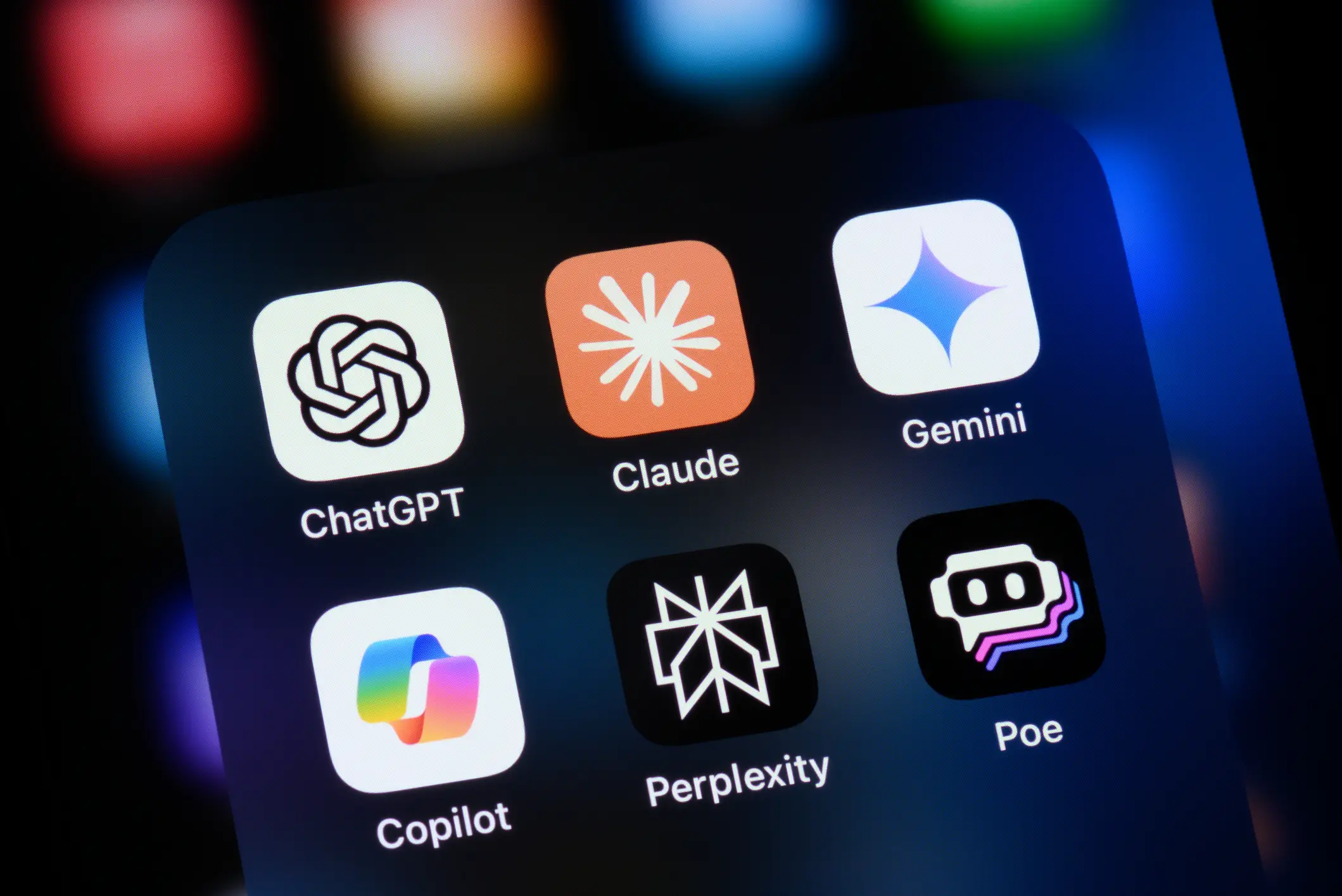 A variety of AI-based apps (	Kenneth Cheung / Getty Images)