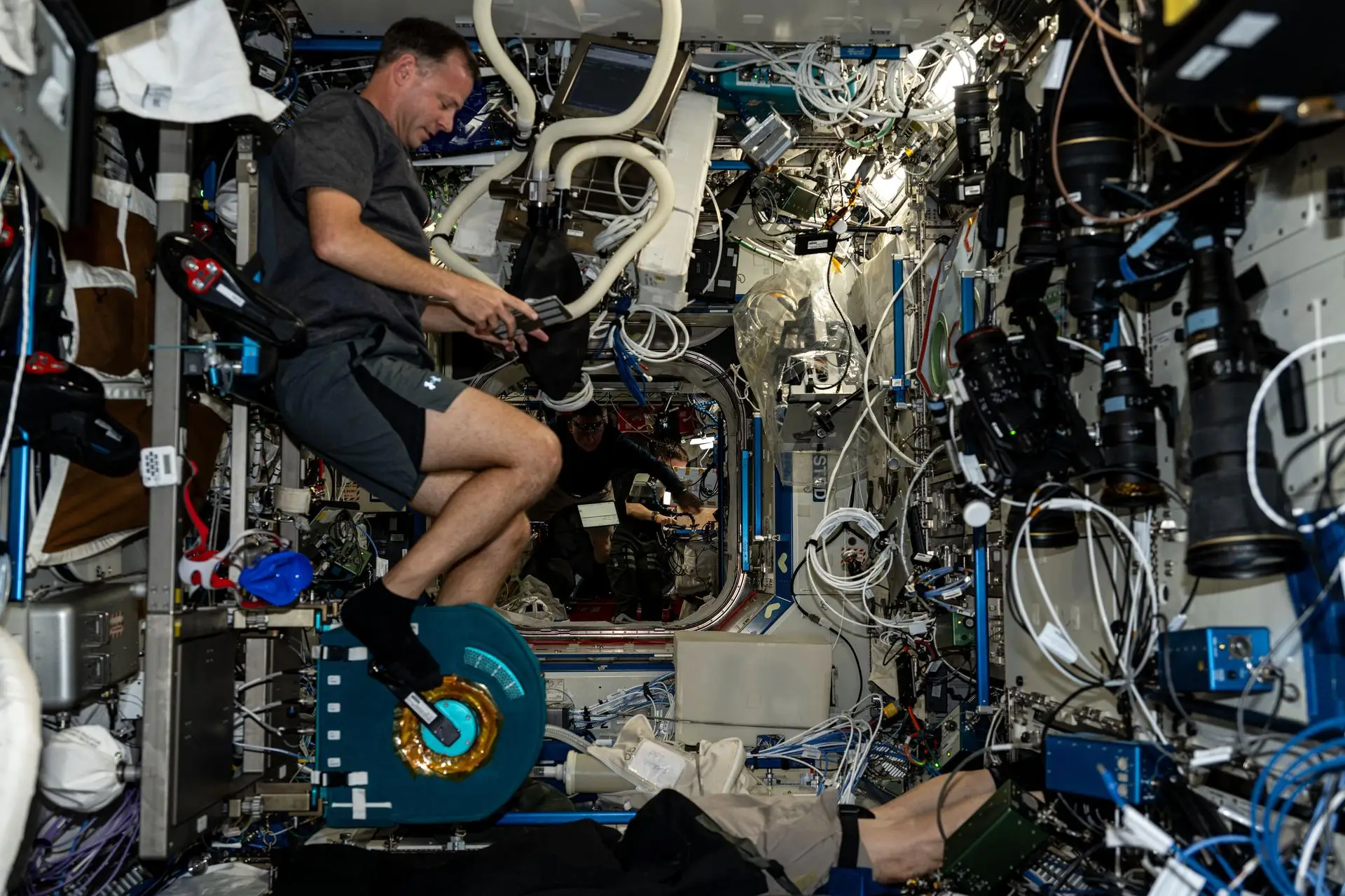 Managing the health of astronauts is a challenging task (NASA)