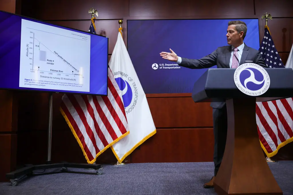 Secretary of Transportation Sean Duffy has addressed the recent spate of crashes (Kayla Bartkowski / Staff / Getty)