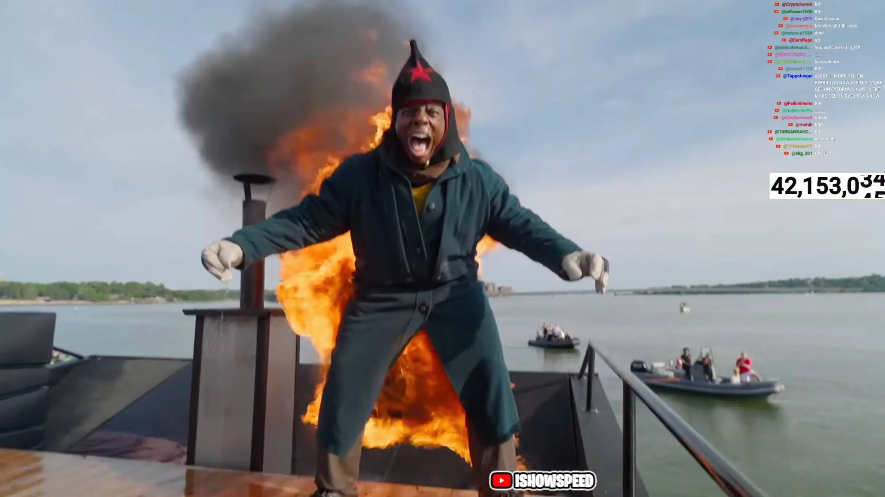 Speed has brought his usual brand of chaos to his European tour (YouTube / IShowSpeed)