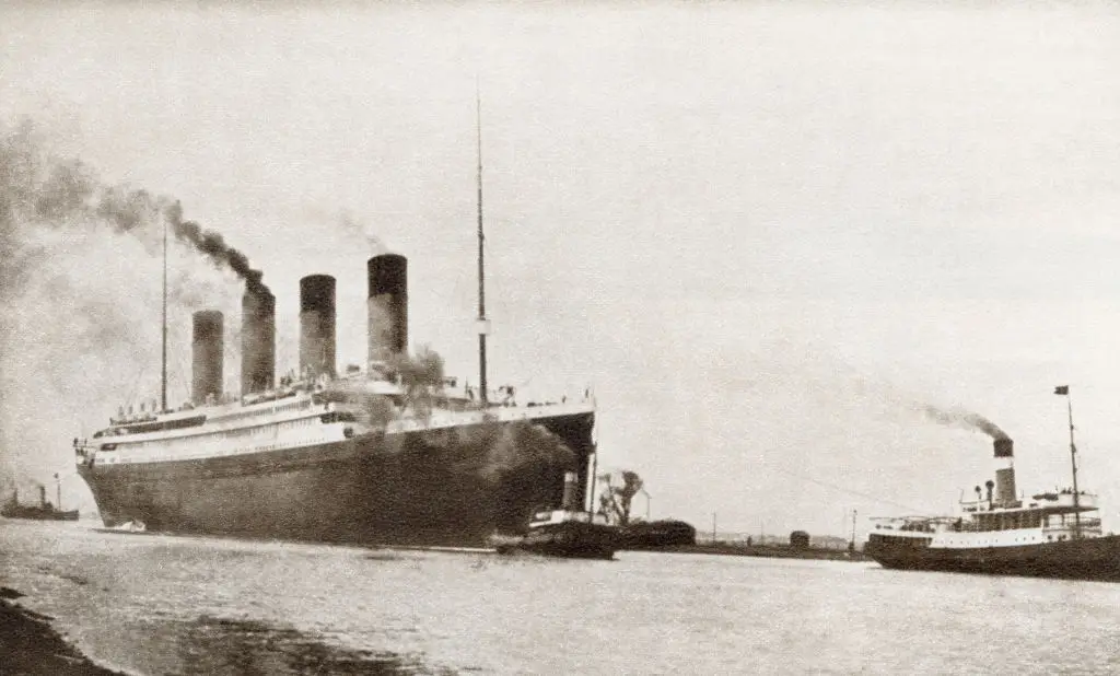 The RMS Titanic tragically sank on its maiden voyage from Southampton to New York. Universal History Archive / Contributor / Getty