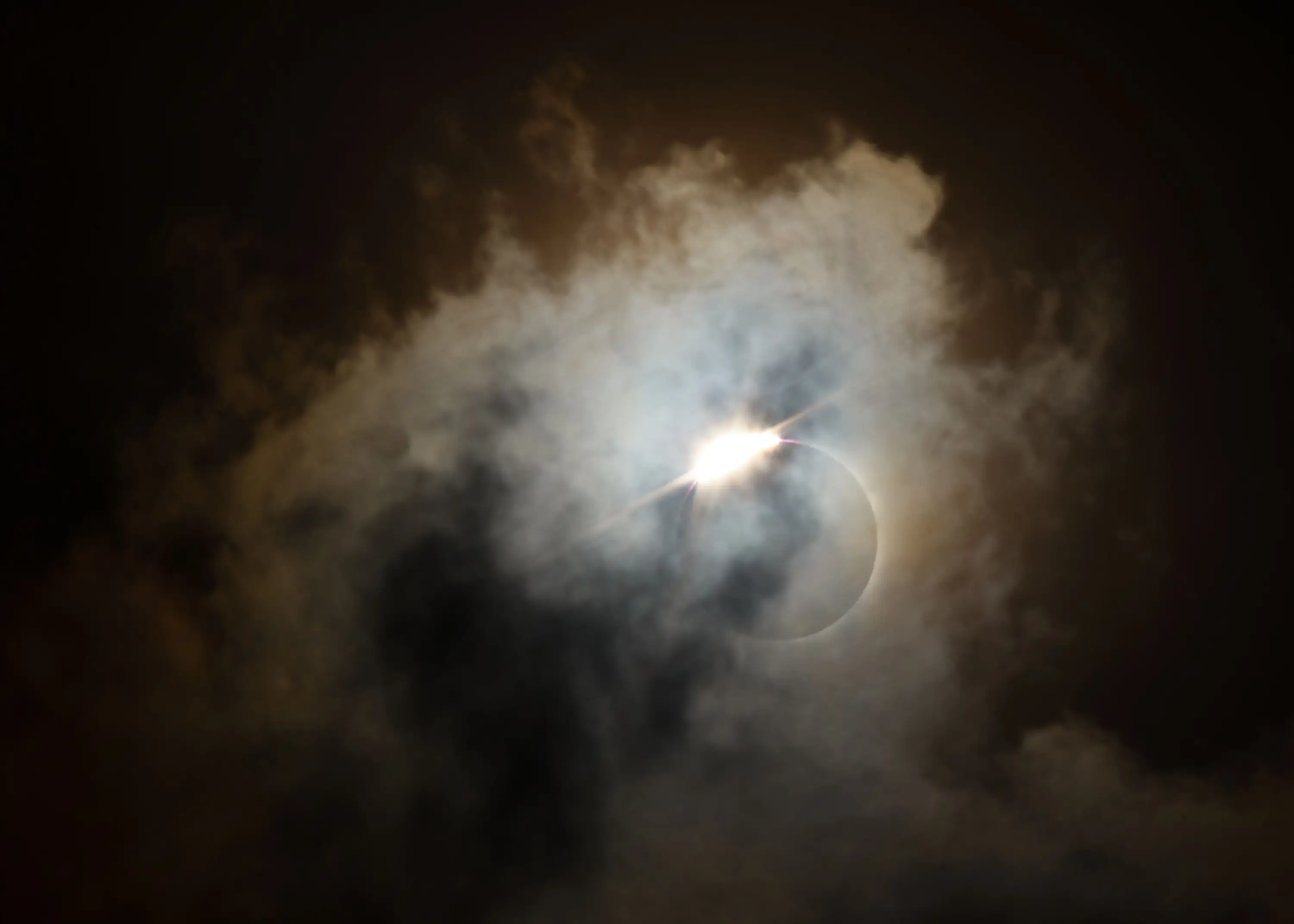 A generic photo of a total solar eclipse.