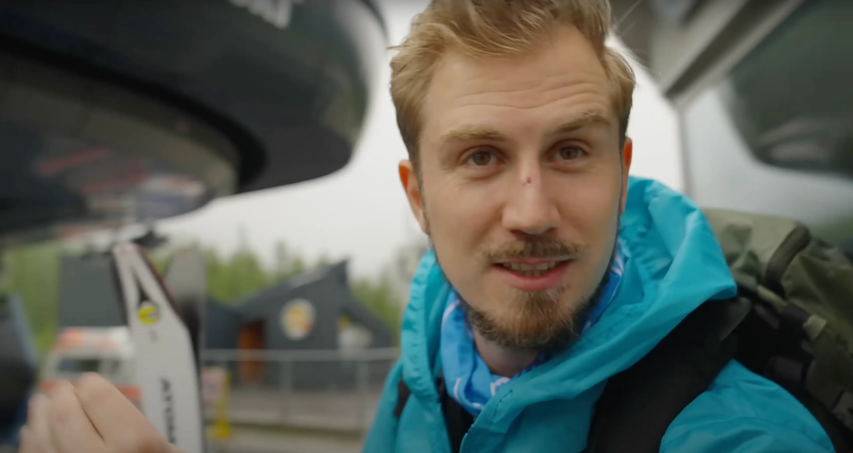 The YouTubers spent two days trekking to the hotel (YouTube/@YesTheory)