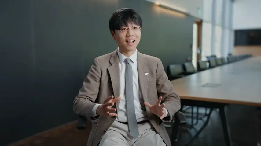 Sihao Cheng made the discovery with his fellow Princeton students while searching for the mysterious Planet 9 (YouTube/Institute for Advanced Study)