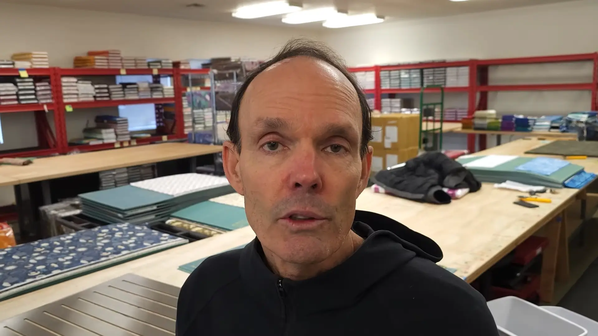 Donna's husband Matt revealed that she'd passed away following the last of her footage (YouTube/Jordan Fabrics)