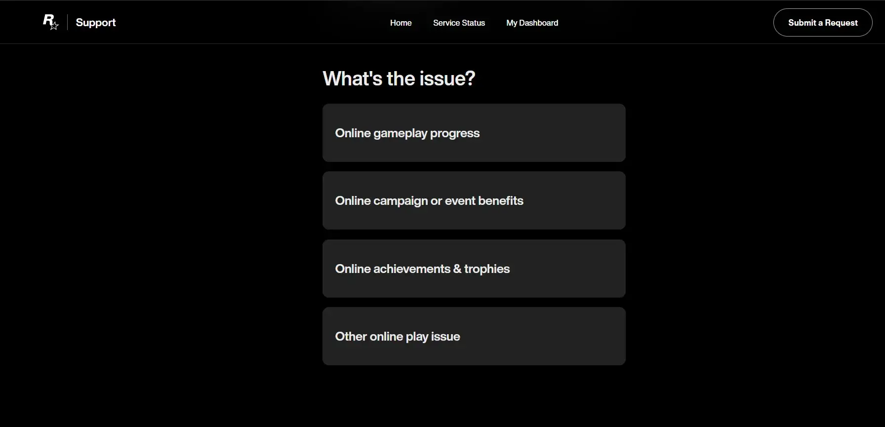 The Rockstar website now shows no option for online migration, with some suggesting it was removed to avoid news getting out (Rockstar Games)