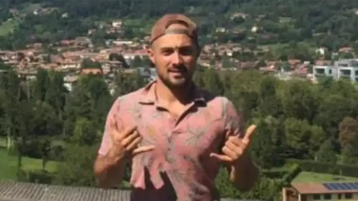 Andrea Russo was a 35-year-old builder from Calcinate, near Bergamo (Credit unknown)