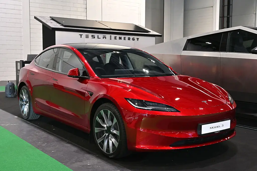 The NHTSA has launched an investigation after a Tesla Model 3 collided with a home in Texas, killing the resident inside (John Keeble/Getty Images)