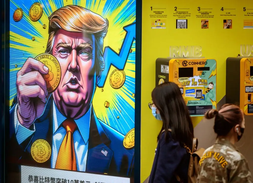 Trump's meme coin has tanked in value since its release – but the president was able to earn over $600 million from it (Mladen Antonov/AFP via Getty Images)