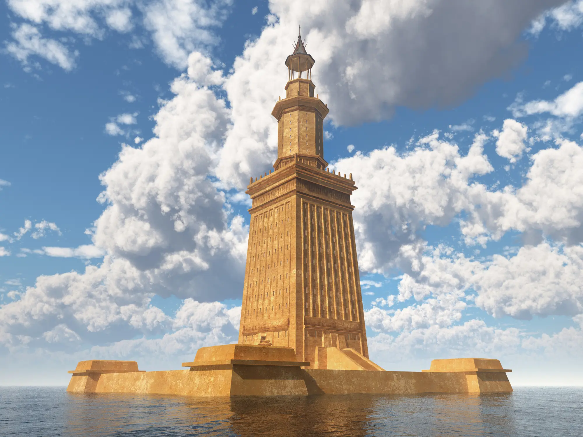 The Pharos of Alexandria was once considered the tallest building in the world (Getty Stock)