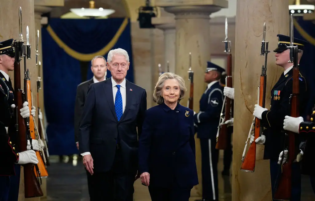 Hillary Clinton denies any recollection of meeting Jeffrey Epstein (Pool/Getty Images)