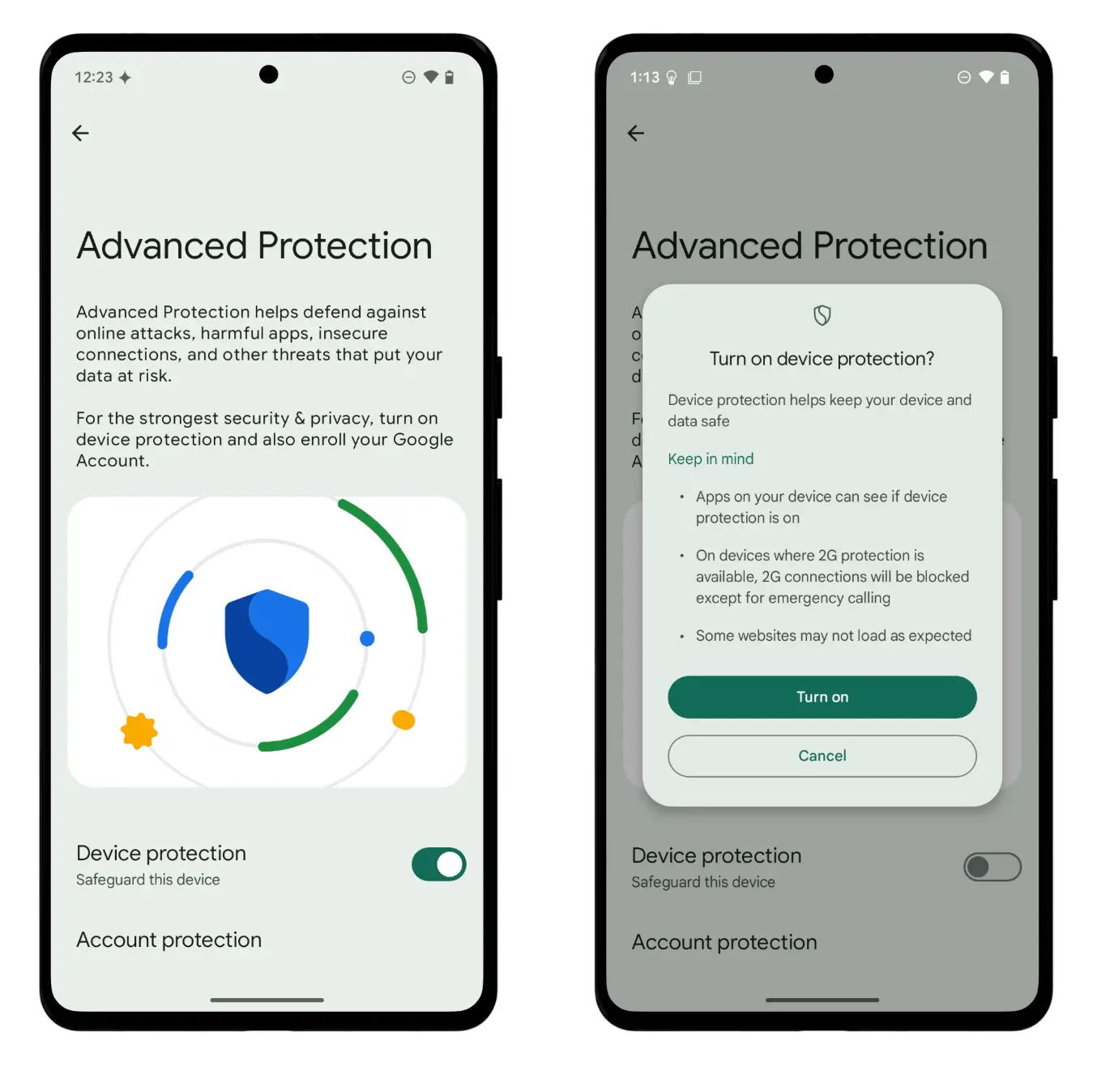 Android has new security measures for its users (Google)