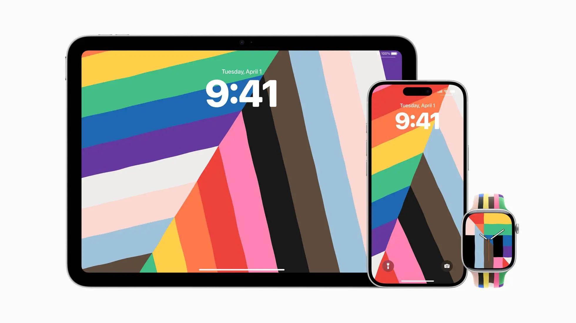 Apple has faced criticism over promoting the Harmony Pride wallpaper (Apple)