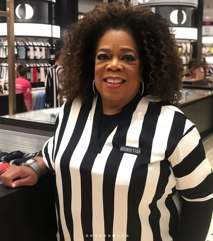 We'd most definitely buy a pair of shoes off Oprah.