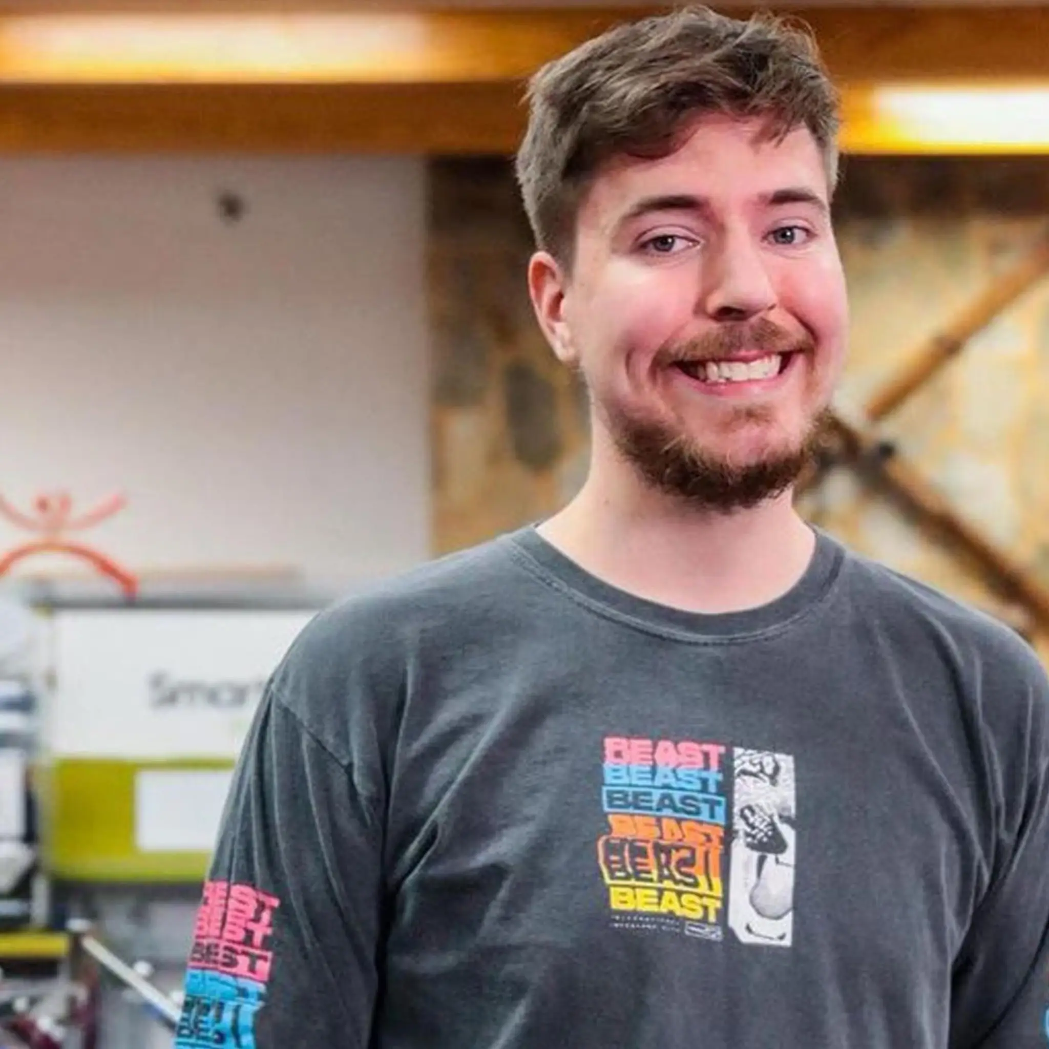 MrBeast has been accused of having a 'lifeless' smile (Night Media)