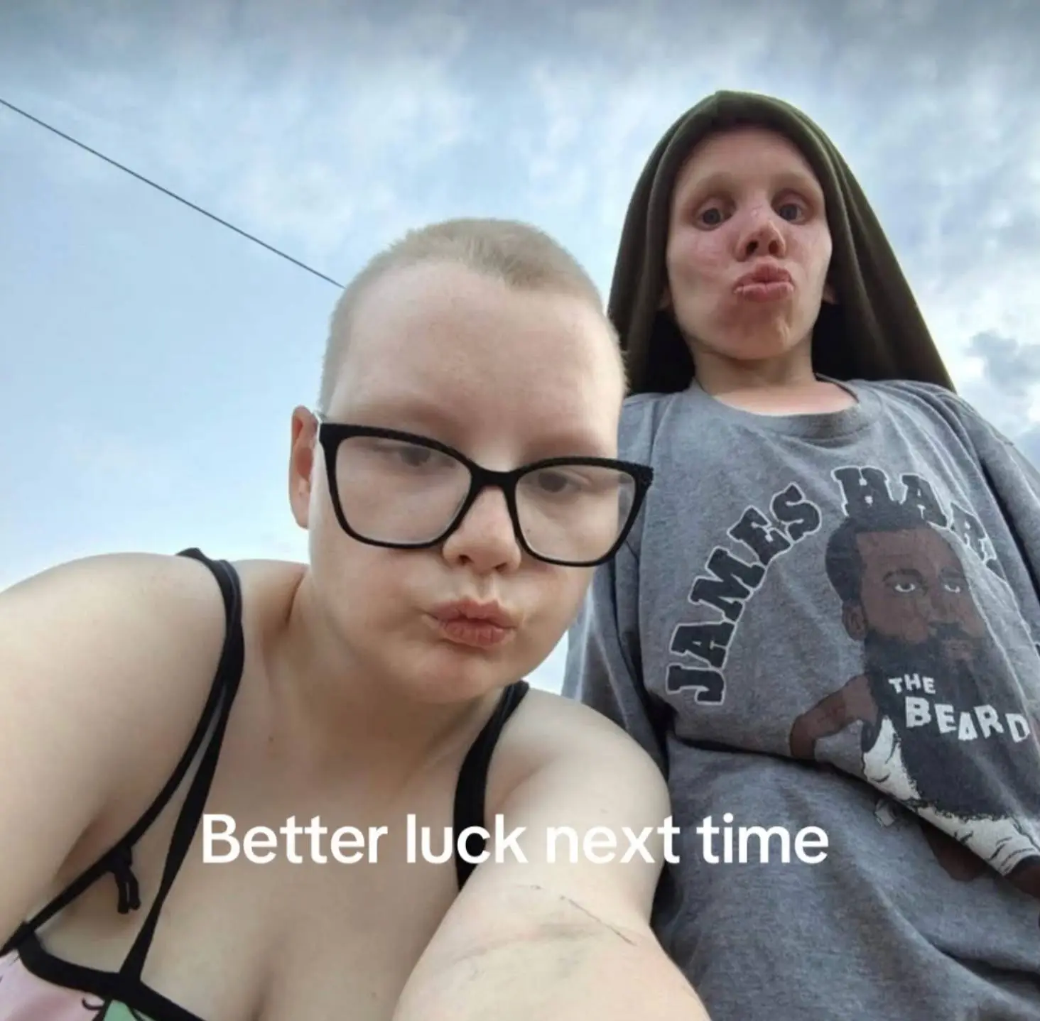 Harper and Eatmon have seen their social media following boom since their arrest (TikTok / dakotaandfelicityharper)
