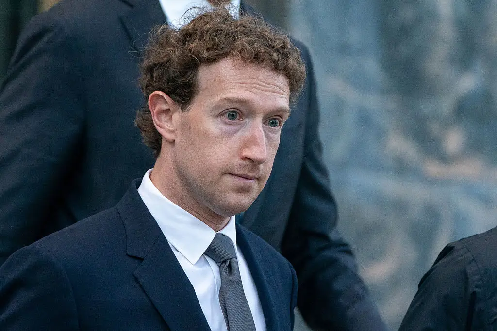 Mark Zuckerberg appeared in a Los Angeles courtroom on Wednesday (Bloomberg/Contributor/Getty)