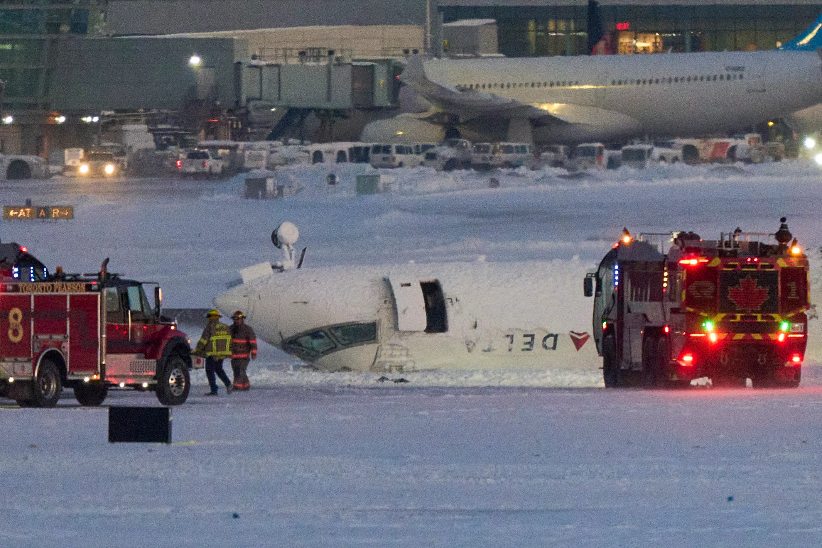 All passengers survived the crash (GEOFF ROBINS/AFP via Getty Images)