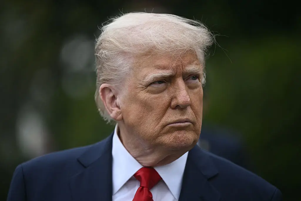 US President Donald Trump featured heavily in South Park's latest episode, and it might spur him on to sue the show (Brendan Smialowski/AFP via Getty Images)