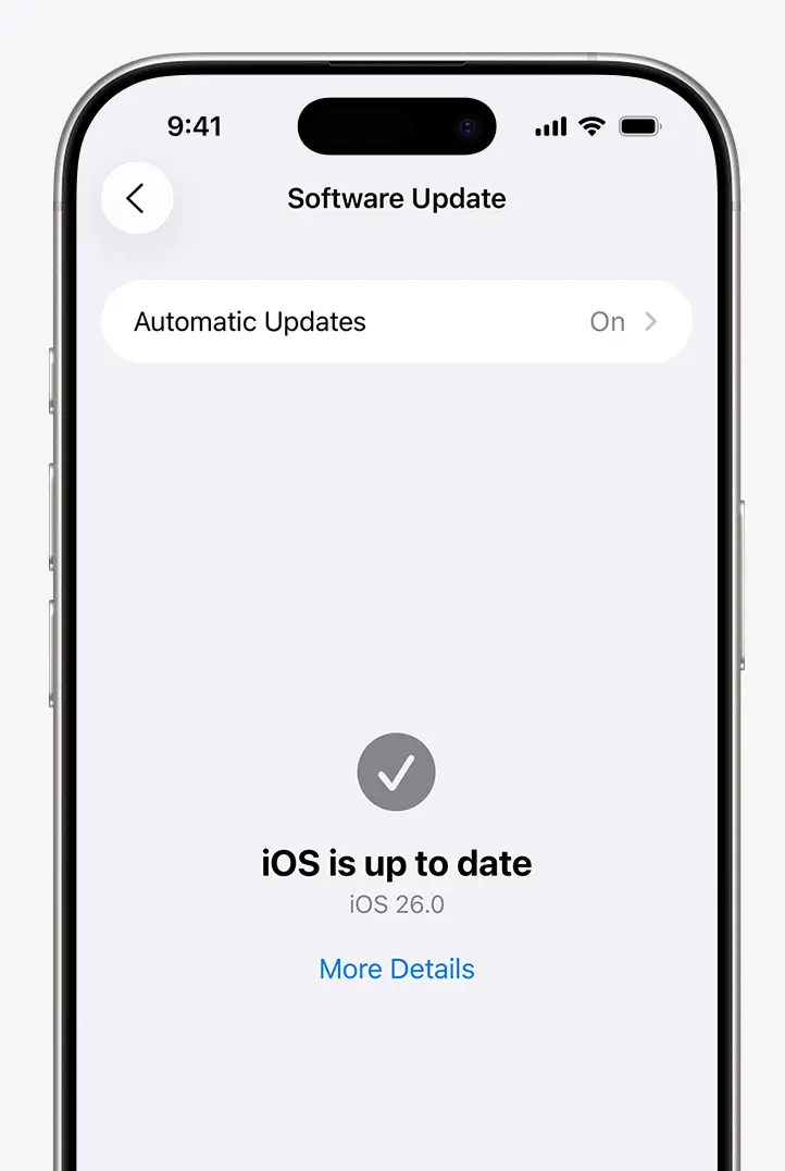 Update the iOS version on your iPhone to extend battery life (Apple)