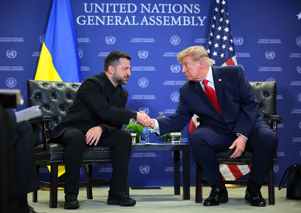 Zelenskyy claims that the US has purposefully restricted Starlink in Ukraine (Chip Somodevilla / Staff / Getty)