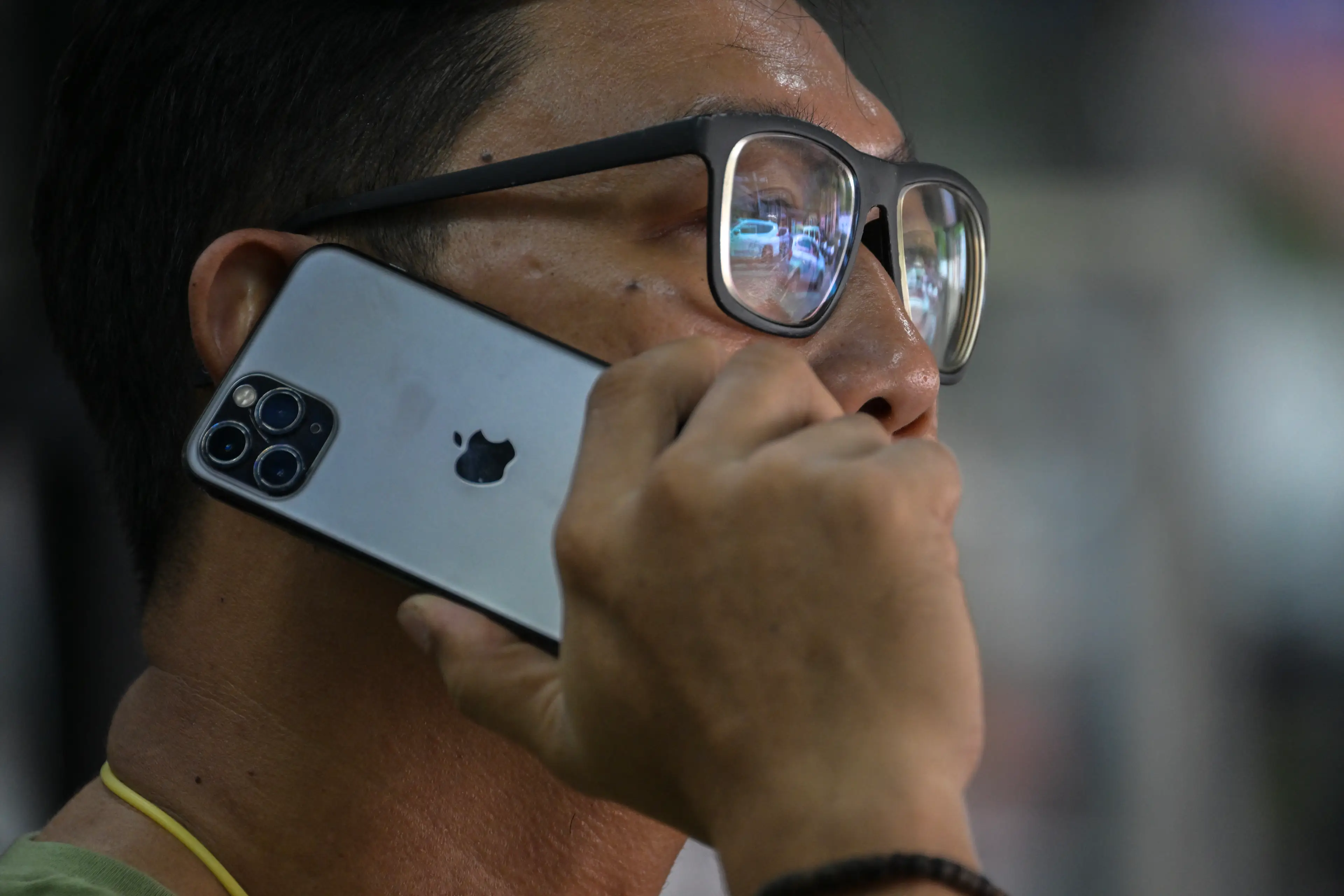 The iPhone 16 is currently banned for sale in Indonesia (BAY ISMOYO / Contributor / Getty)