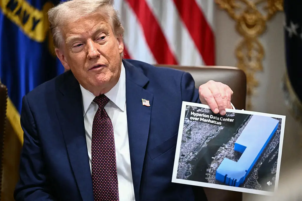President Trump is betting big on the AI boom (MANDEL NGAN / Contributor / Getty)