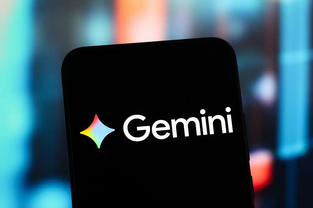 You might want to consider disabling Gemini on your device to keep your chats private for good (Thomas Fuller/SOPA Images/LightRocket via Getty Images)