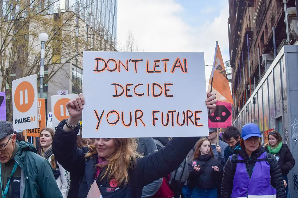 Public distrust and opposition to AI has escalated to violent threats directed at leading companies and executives (Vuk Valcic/SOPA Images/LightRocket via Getty Images)