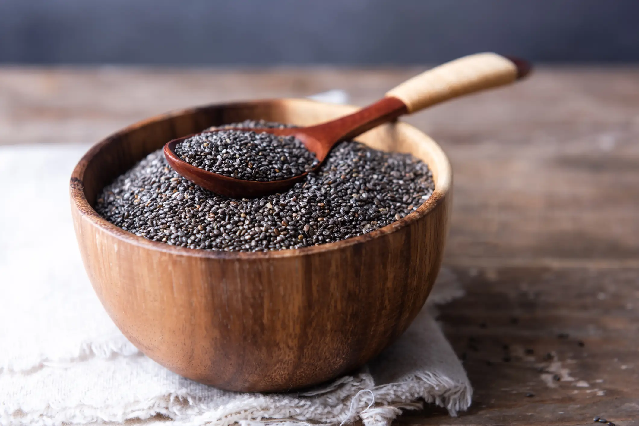Scientists have discovered that chia seeds activate leptin, which suppresses the feeling of hunger (Getty Stock)