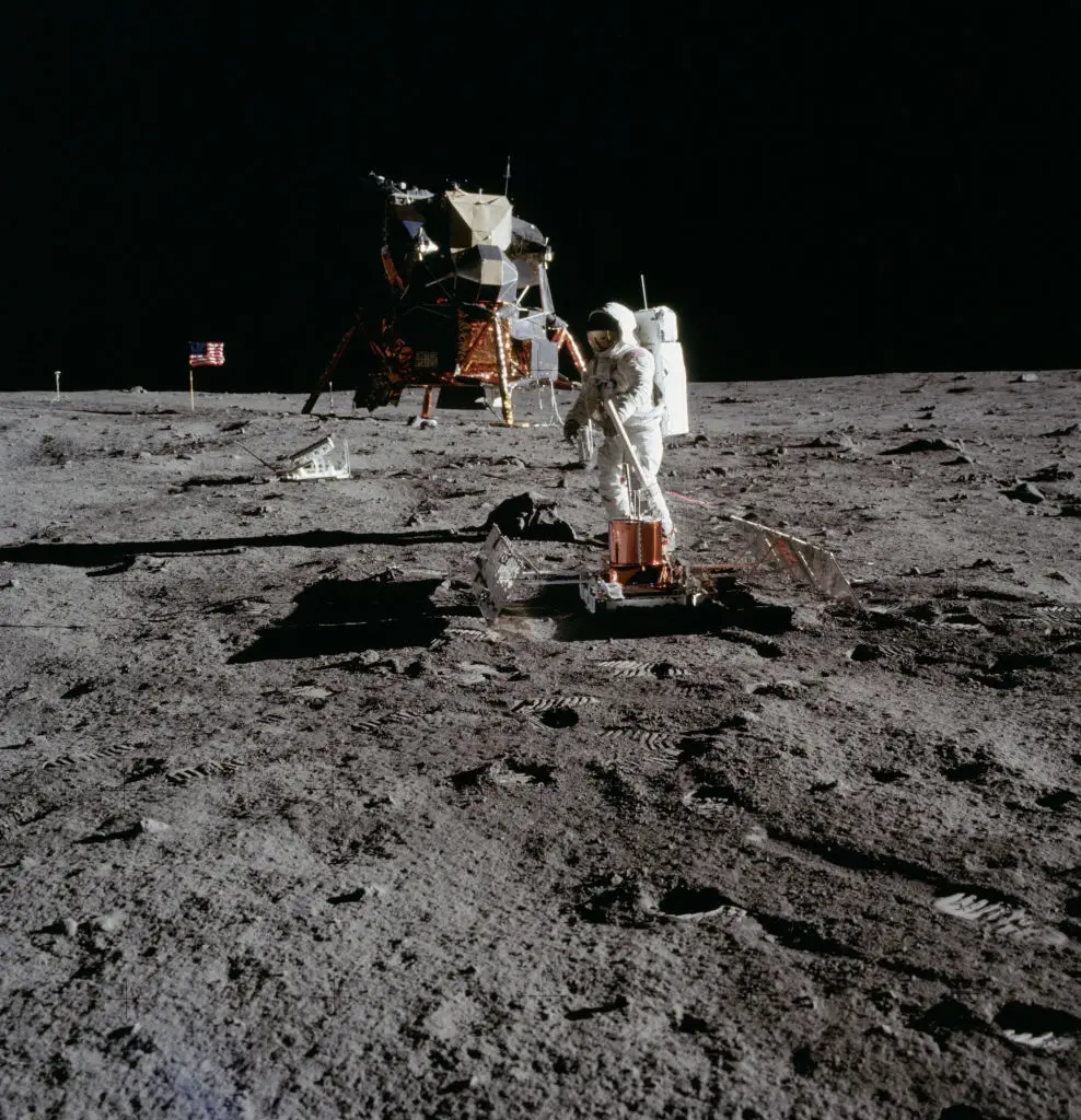 The Moon landing being faked is one of the most popular conspiracies out there (HUM Images/Universal Images Group via Getty Images)