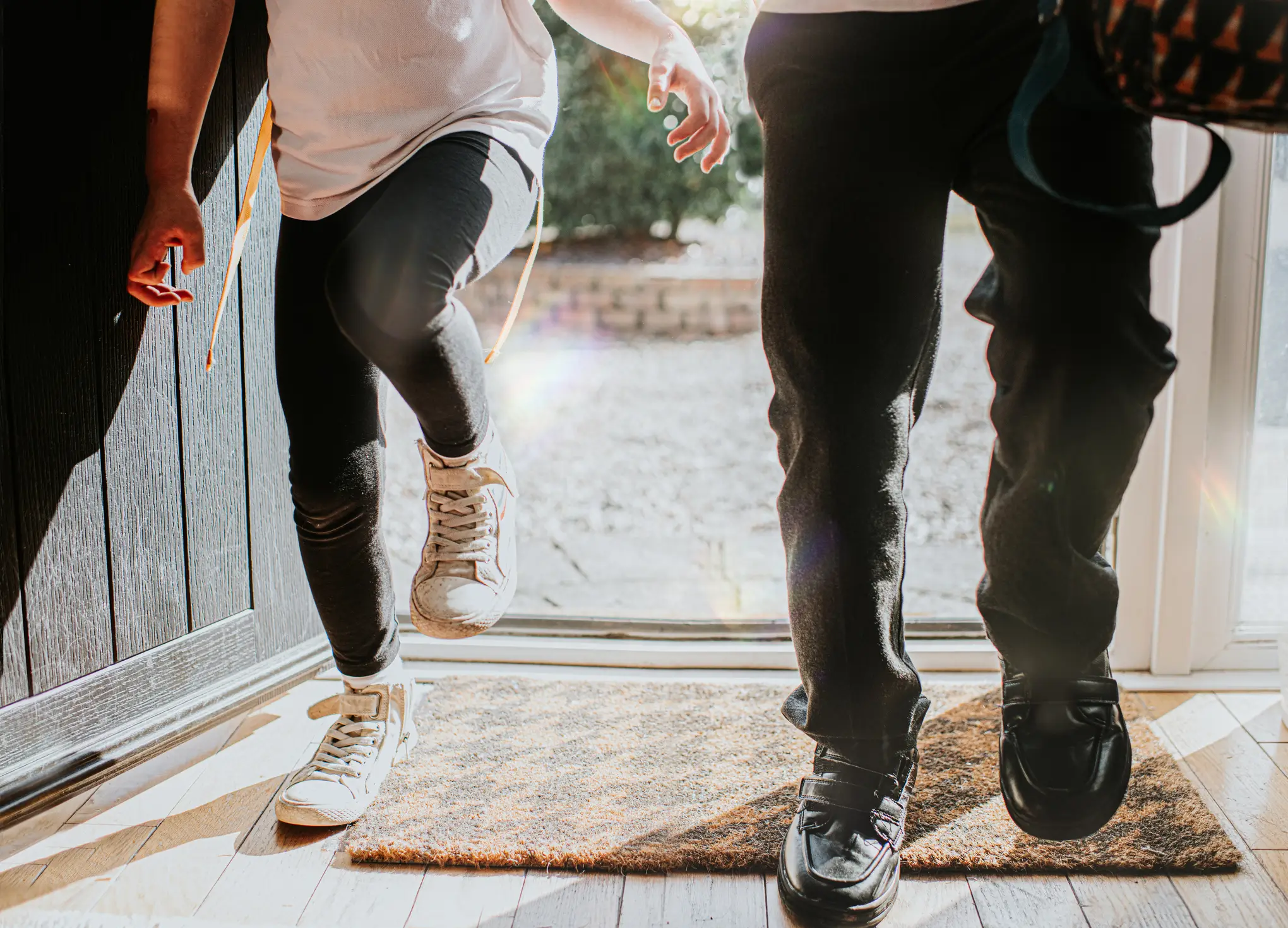 Wearing your shoes inside the house can actually be more harmful than you think (Getty Stock)