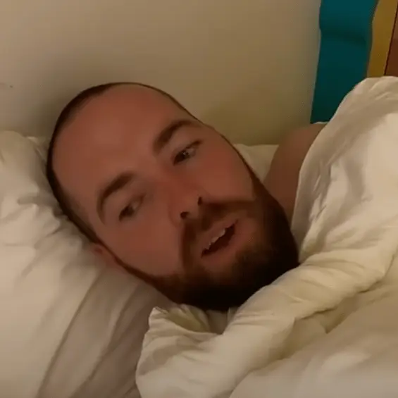 YouTuber stays overnight in bizarre hotel room that's completely transparent but free of charge