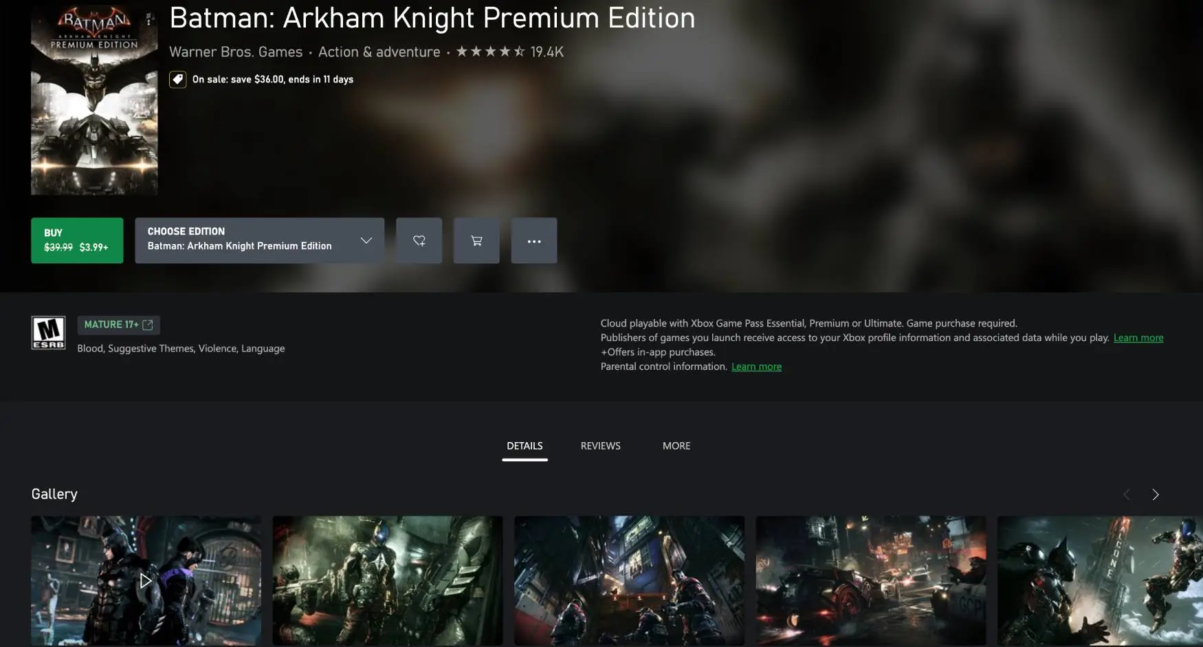 There are high hopes Rocksteady will return to the IP (Xbox Store)