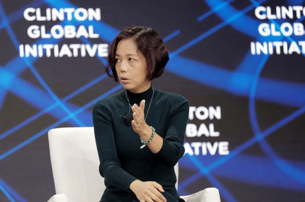 Professor Li believes her views on AI to be more 'pragmatic' that her contemporaries (Craig Barritt/Getty Images for Clinton Global Initiative)