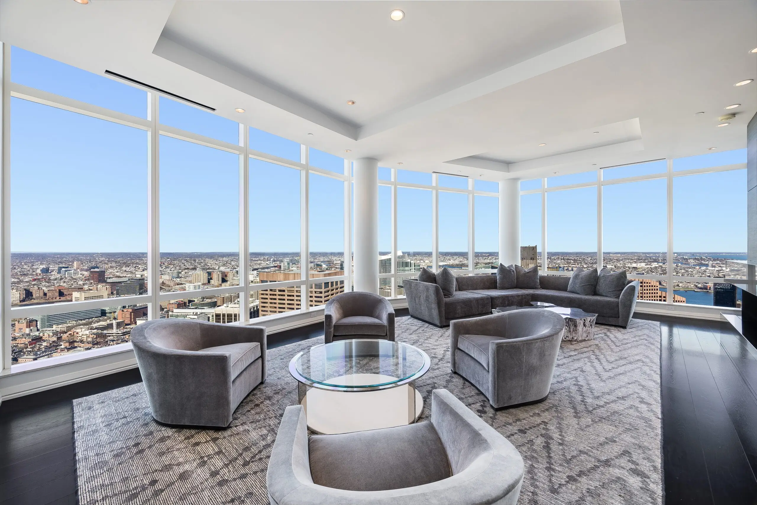 Michael and Susan Dell have listed their Boston penthouse for auction (Serhant)
