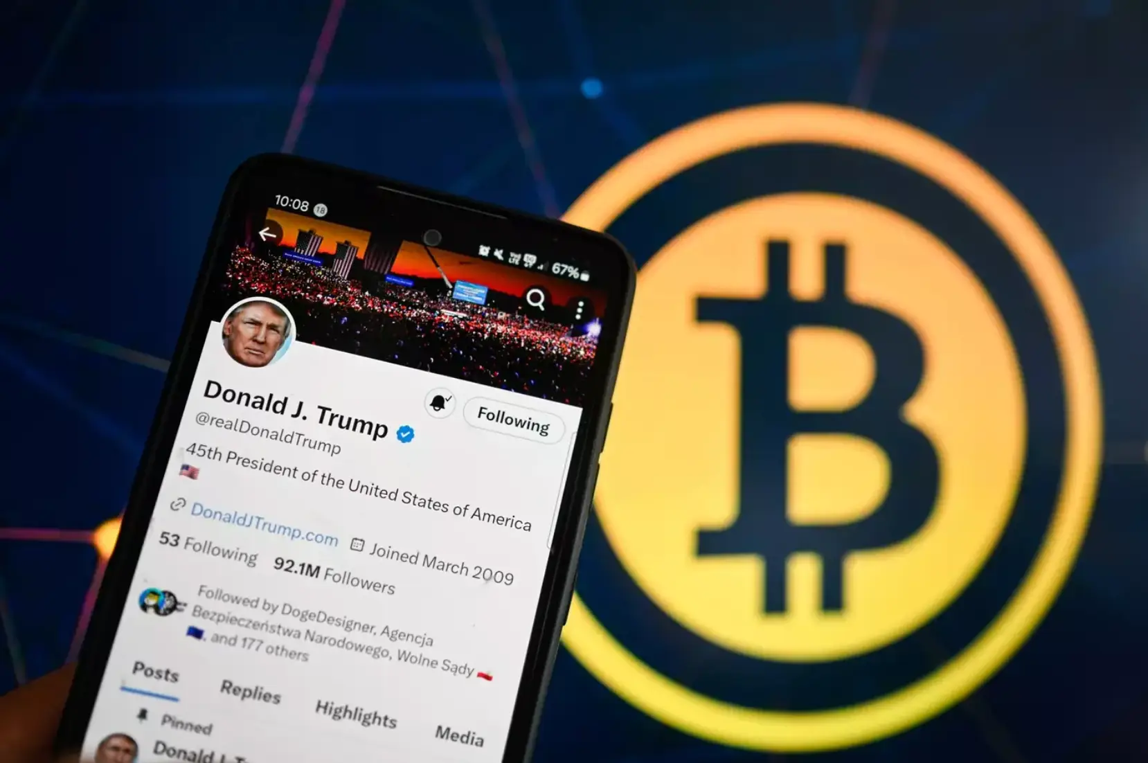 Bitcoin has seen a rise since Trump's win (SOPA Images / Contributor / Getty)