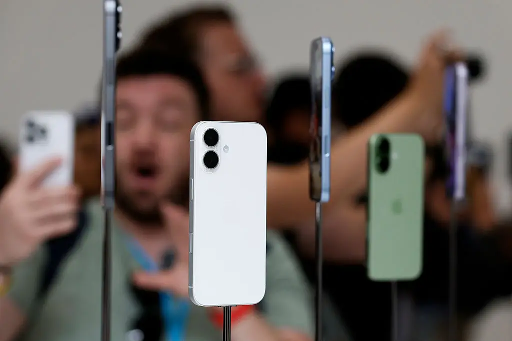 Three new iPhones are expected to be revealed in the September event, but they're missing one key device (Justin Sullivan/Getty Images)