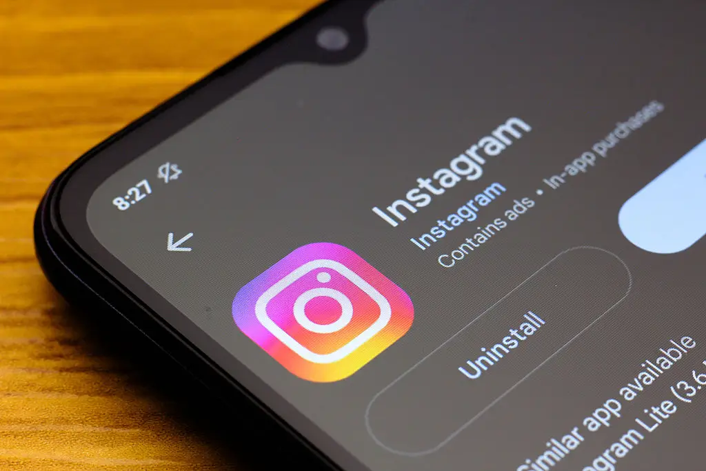 An Instagram spokesperson has said the song is being recommended to more people than intended (Thomas Fuller/SOPA Images/LightRocket via Getty Images)