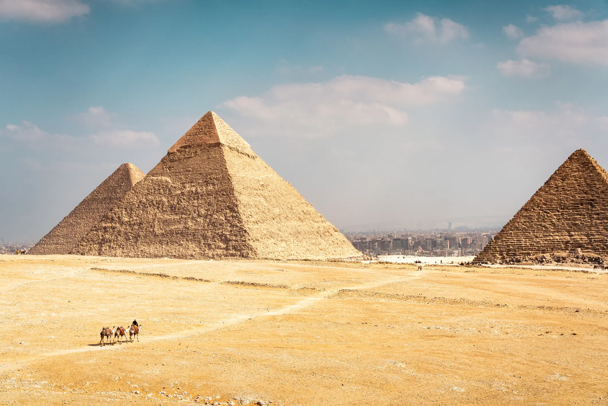 The Great Pyramid of Giza has remained one of the biggest architectural mysteries for thousands of years (Getty Stock)